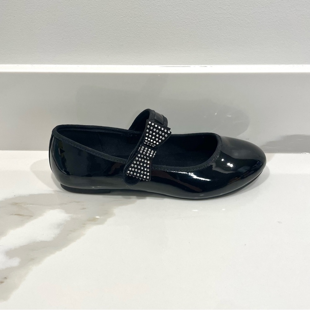 NWOB Jessica Simpson Amy Rhinestone Bow Ballet Flats (size 3 & 4)